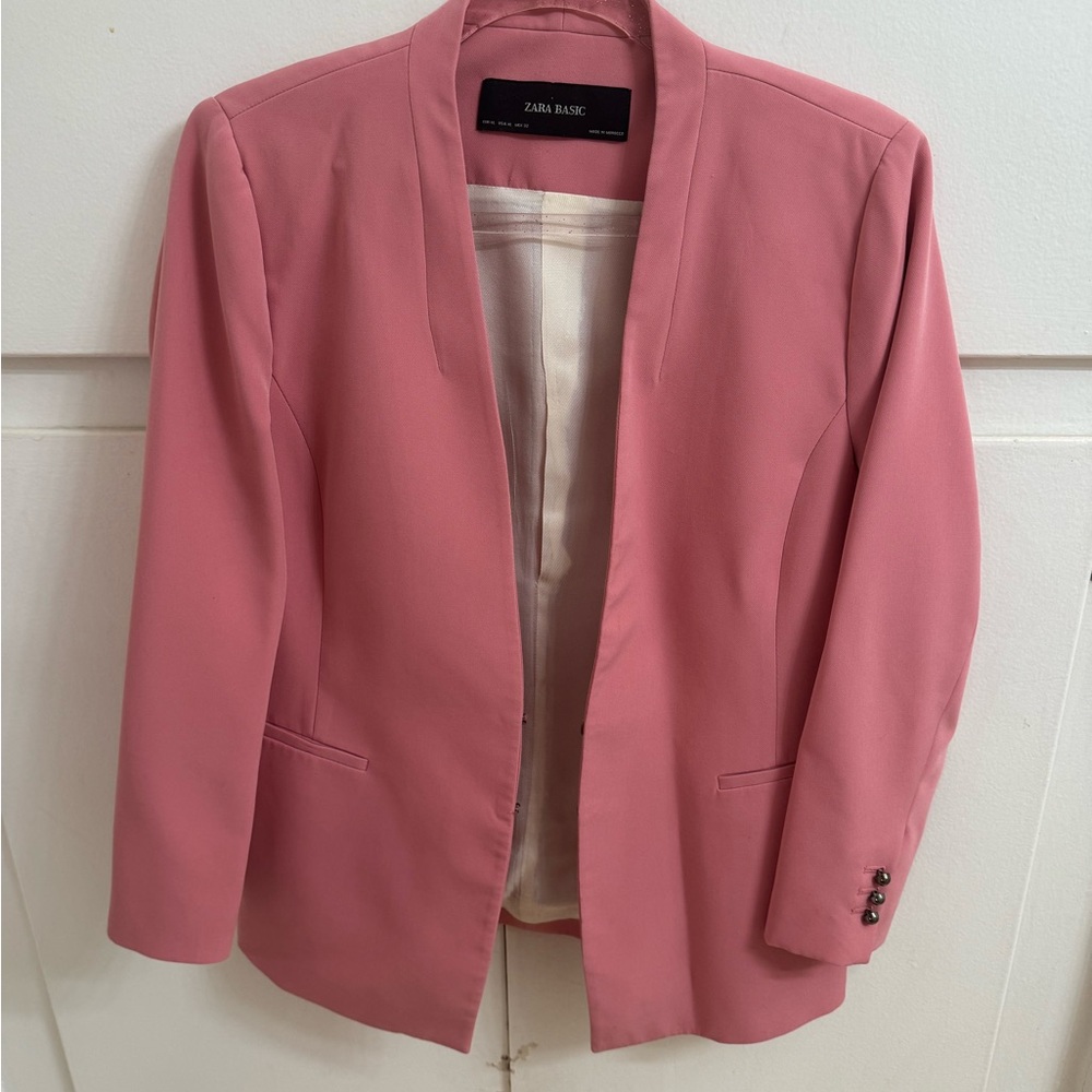 Pink blazer from Zara size extra large.
